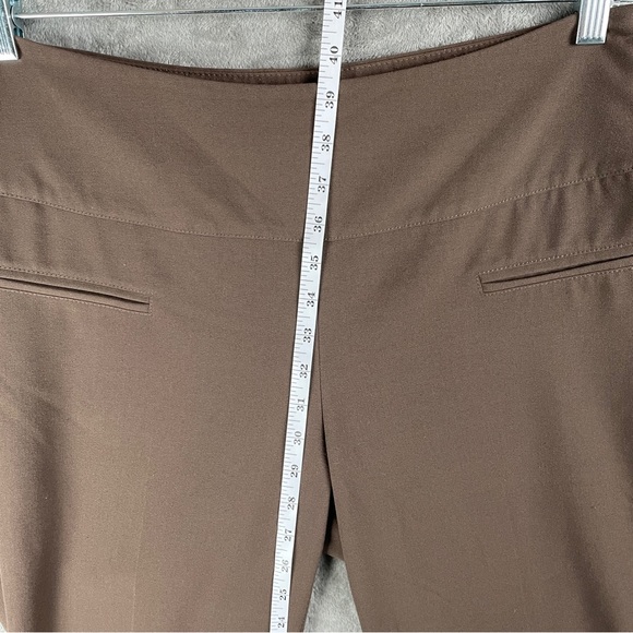 Lena Gabrielle Women’s Dress Pants Size 8 Brown Mid Rise Work Trousers - Picture 5 of 7